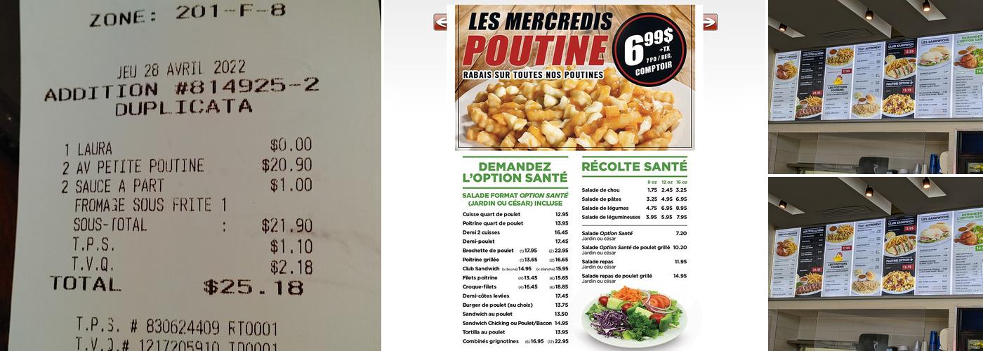 Chicking Menu