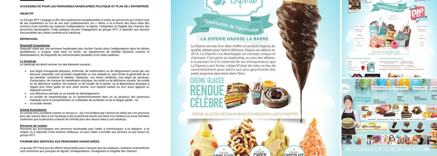 La Diperie Longueuil Menu