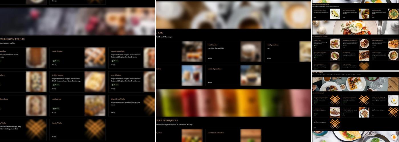 Jasper’s Wafflato Menu