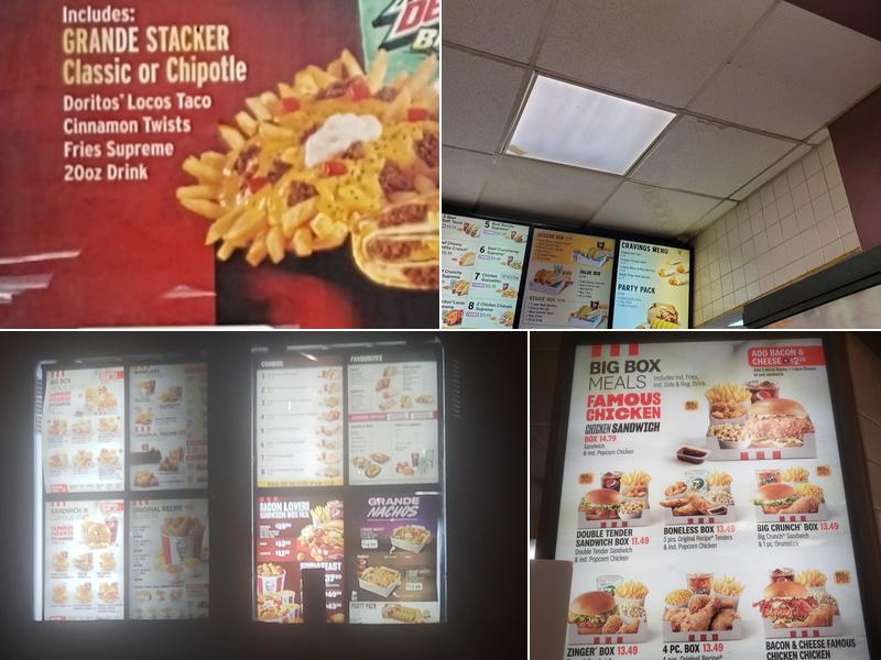 KFC Menu