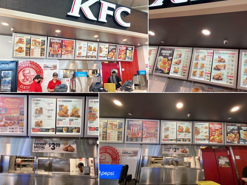 KFC Menu