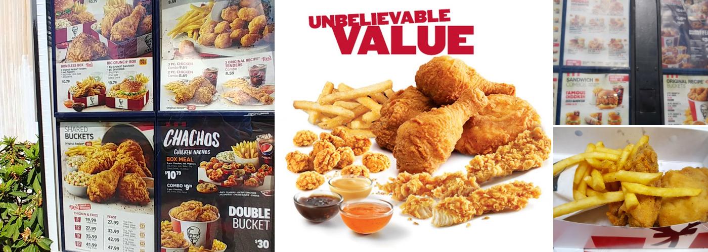 KFC Menu