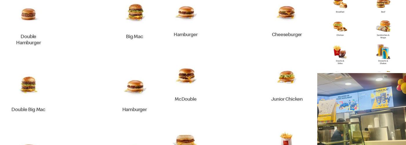 McDonald's Menu