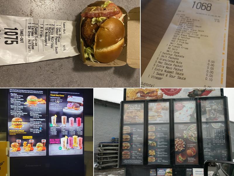 McDonald’s Menu