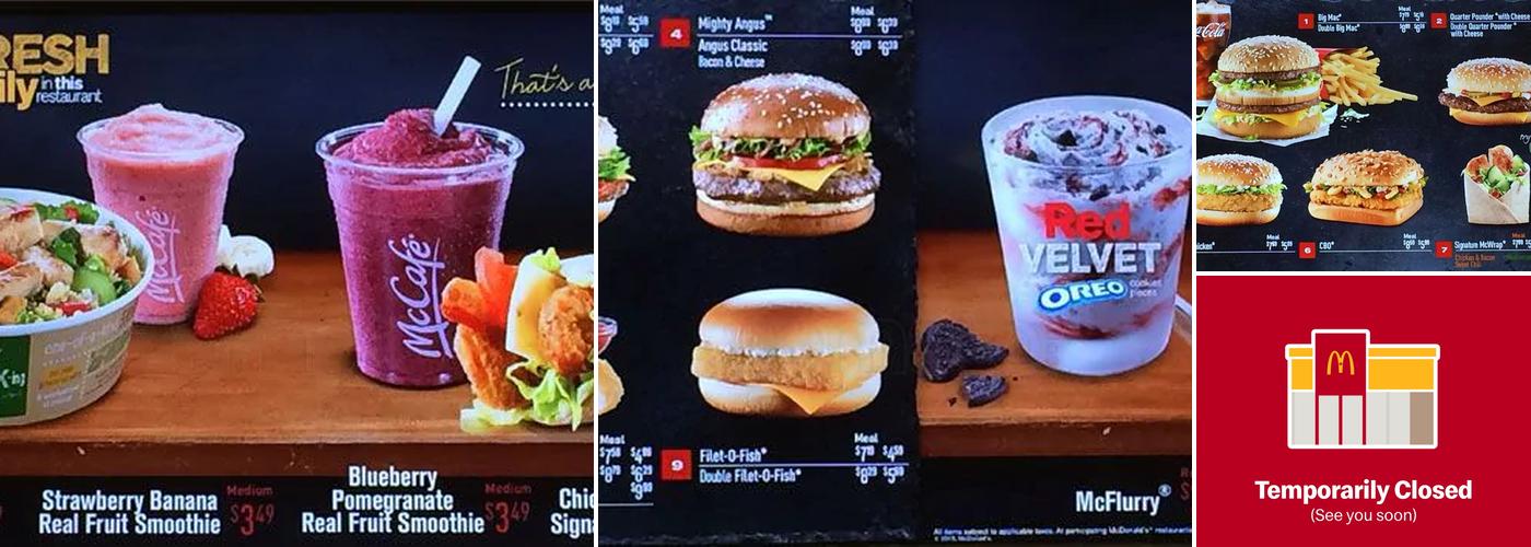 McDonald's Menu
