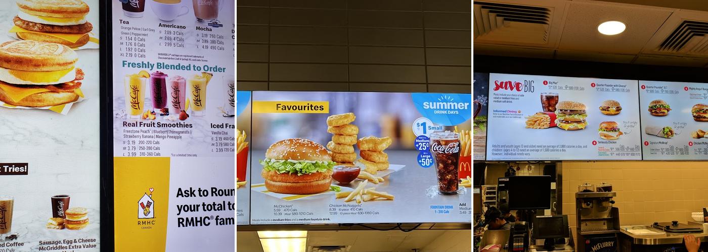 McDonald's Menu