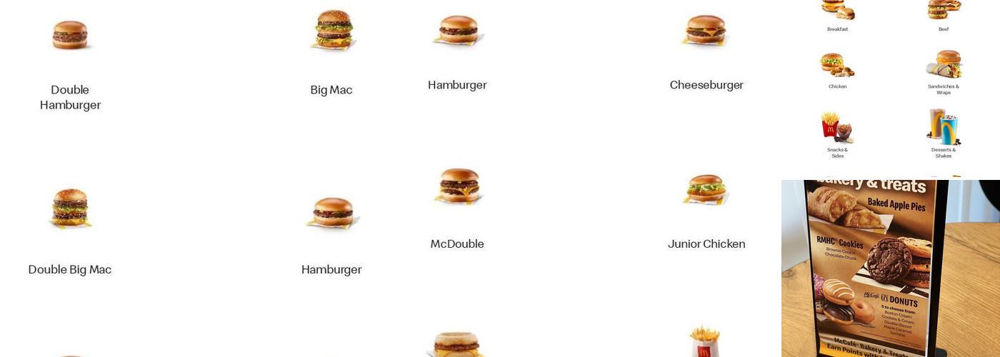 McDonald’s Menu