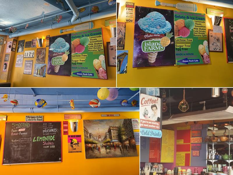 Ocean Rock Café Menu