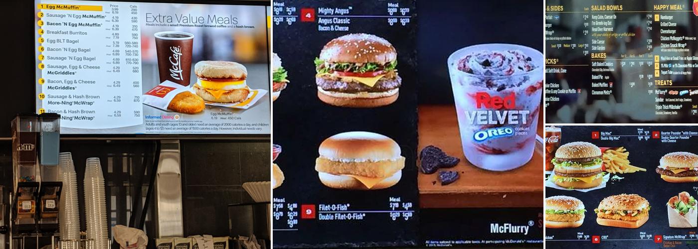 McDonald's Menu