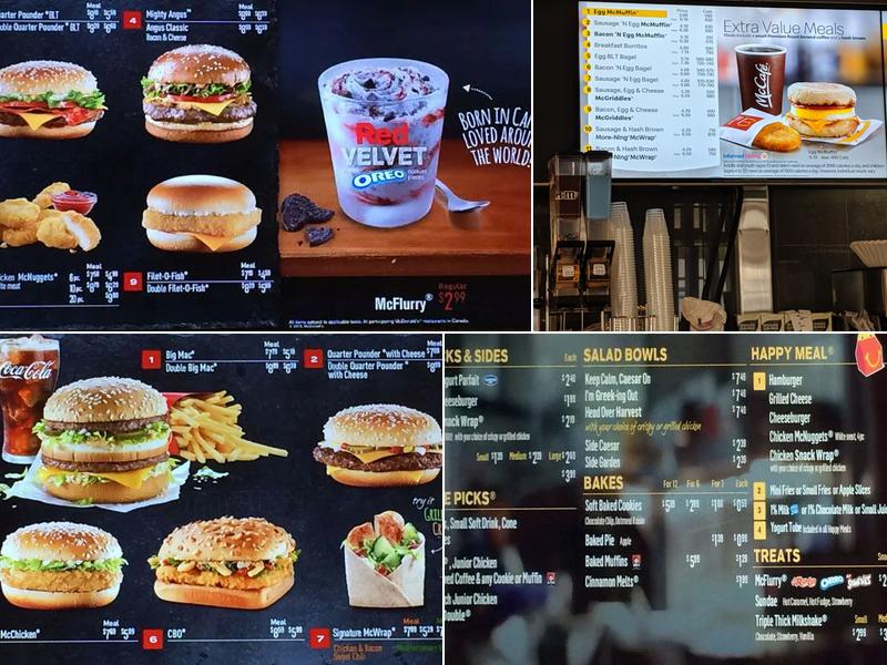 McDonald's Menu