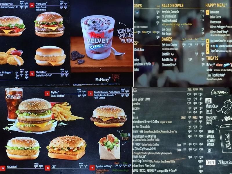 McDonald's Menu
