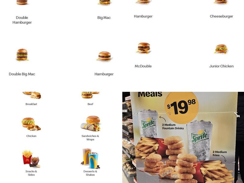 McDonald's Menu