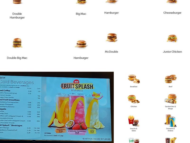 McDonald's Menu