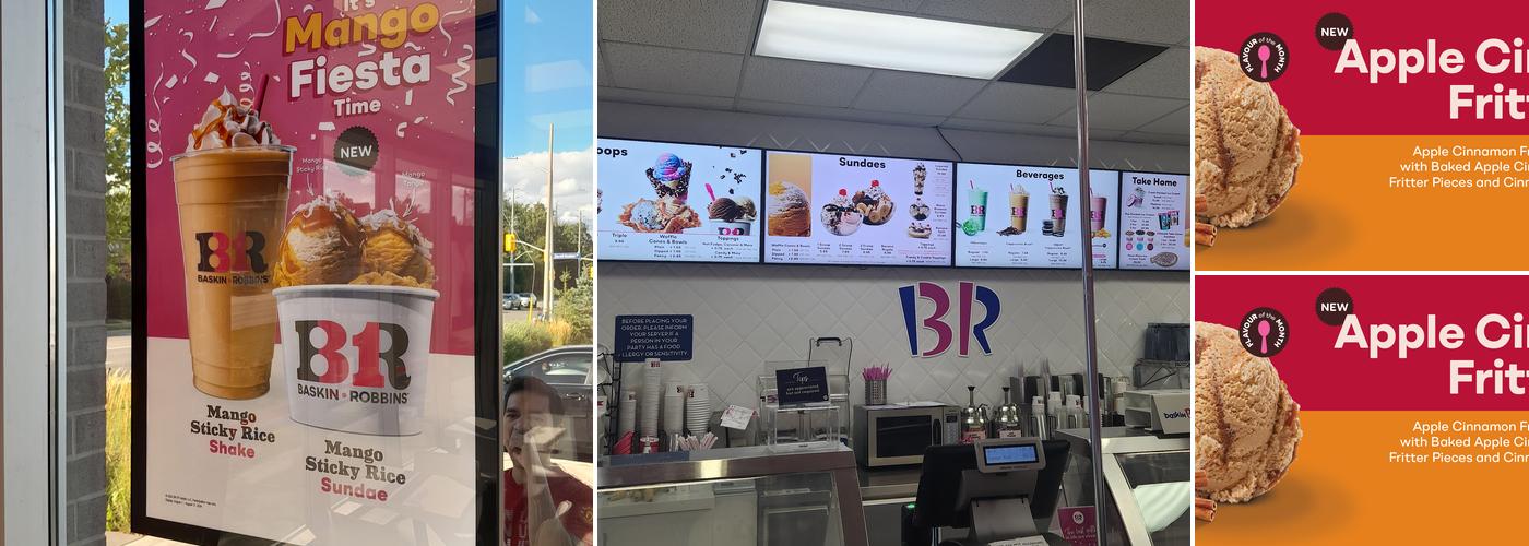 Baskin Robbins Menu