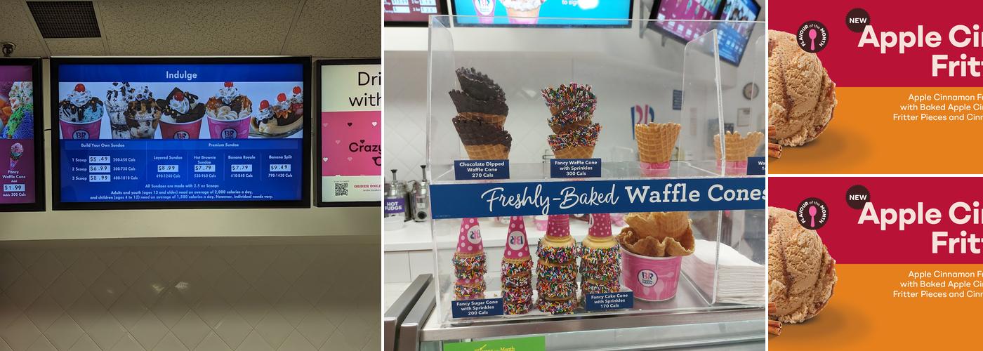 Baskin-Robbins Menu