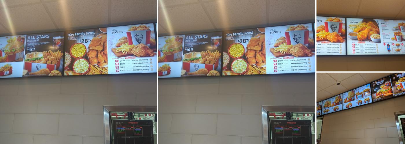 KFC Menu