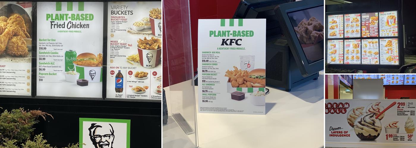 KFC Menu