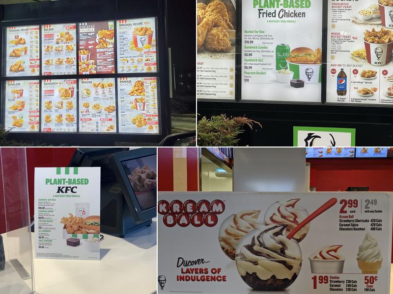 KFC Menu