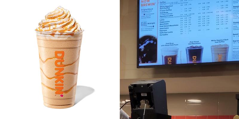 Dunkin' Menu