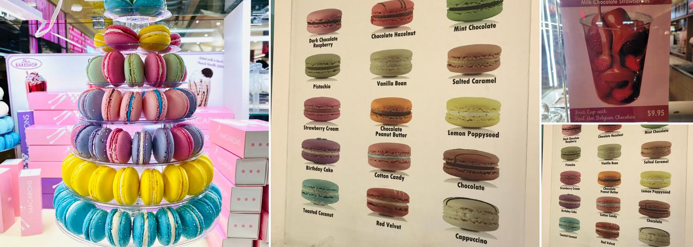 Ela's Macarons Menu