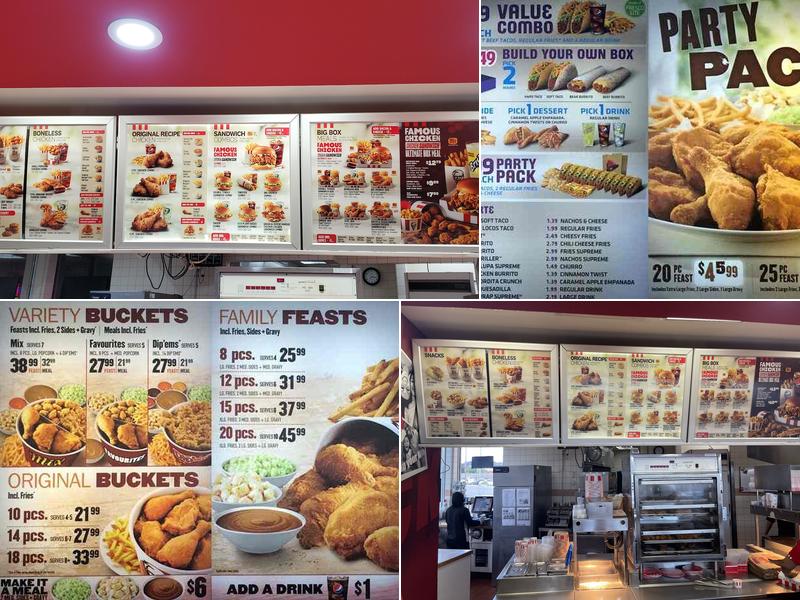 KFC Menu