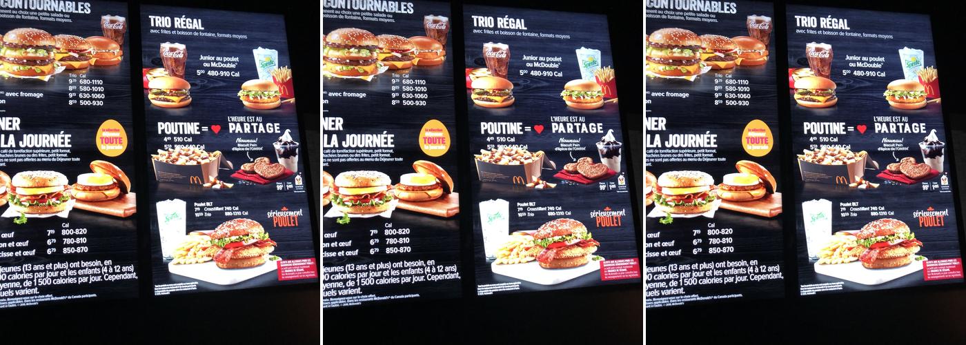 McDonald's Menu