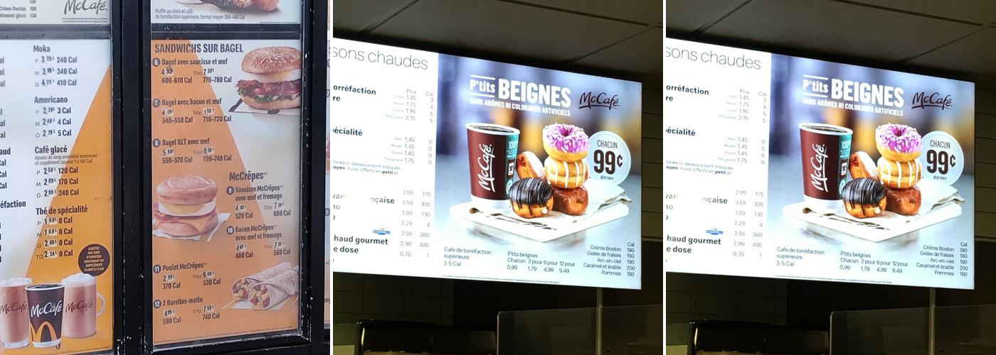 McDonald's Menu