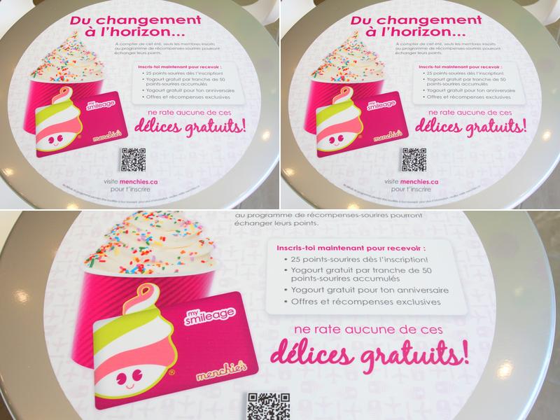 Menchie's Laval (Centropolis) Menu