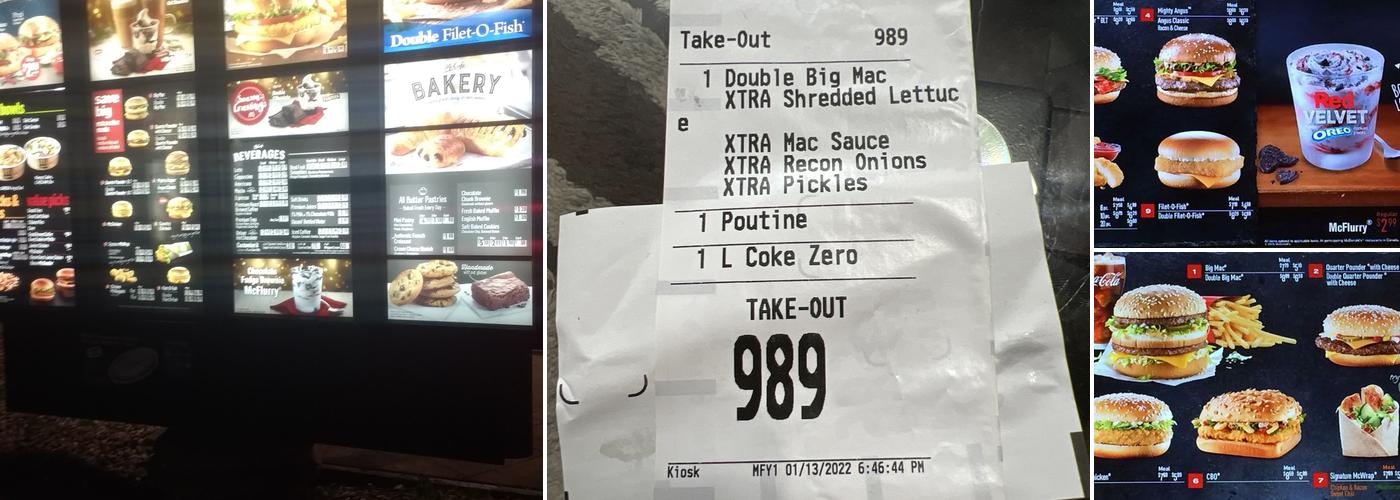 McDonald's Menu