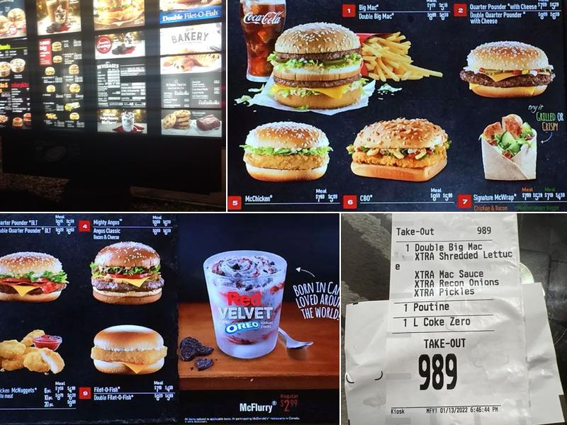 McDonald's Menu
