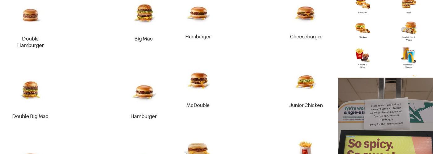 McDonald's Menu