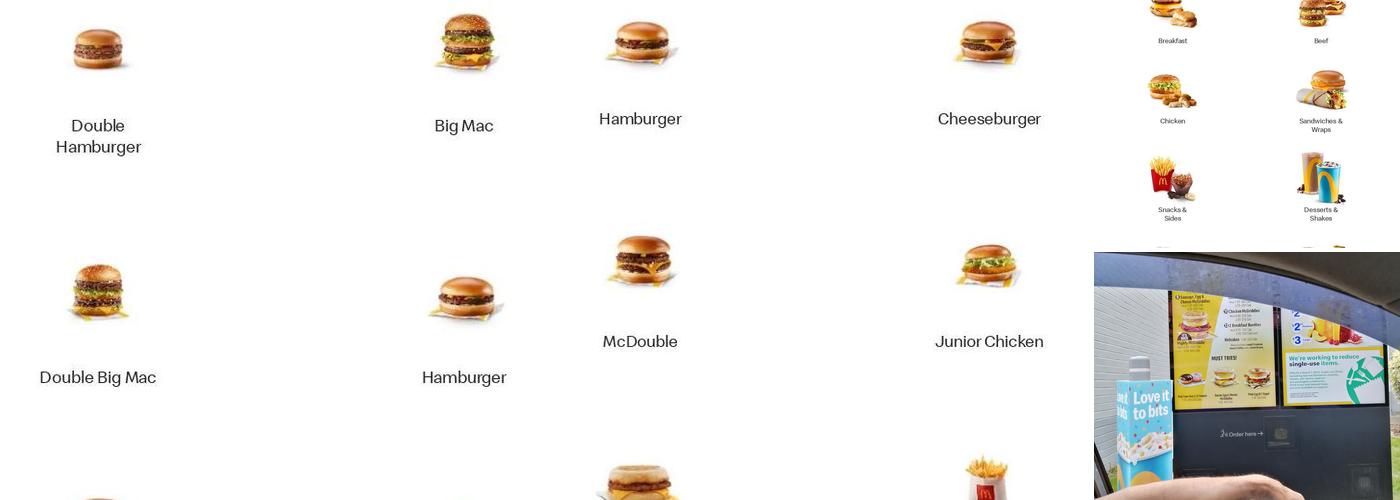 McDonald's Menu