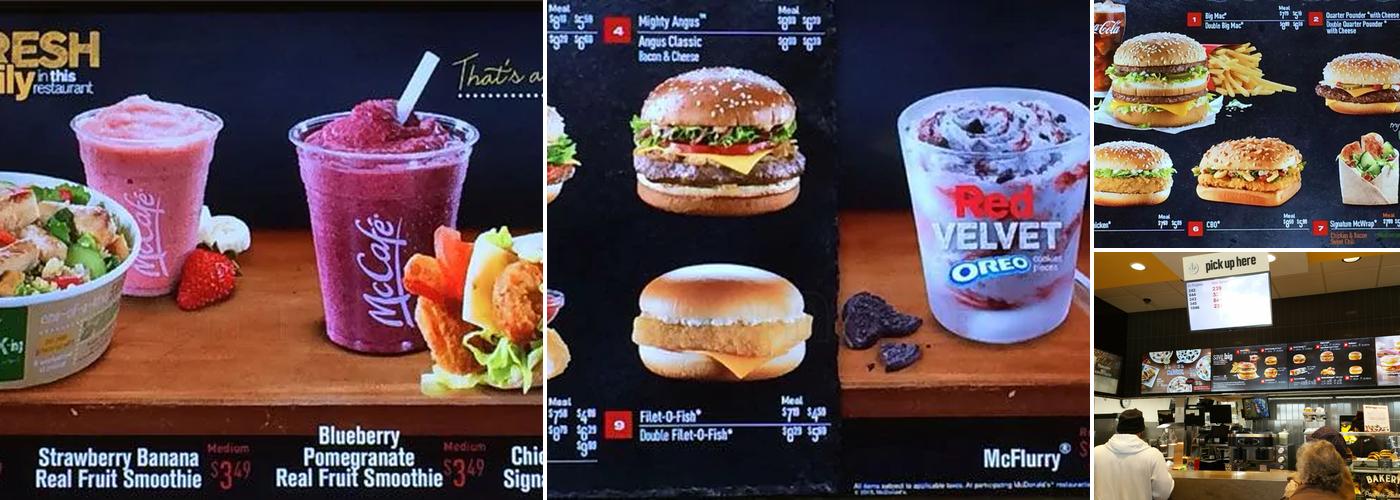 McDonald’s Menu