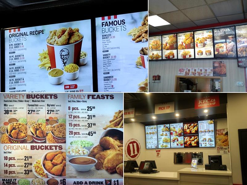 KFC Menu