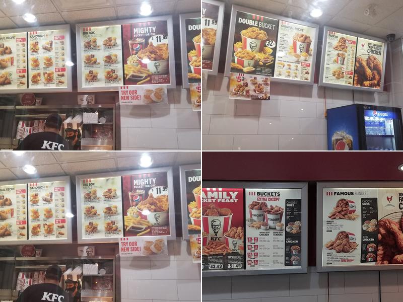 KFC Menu