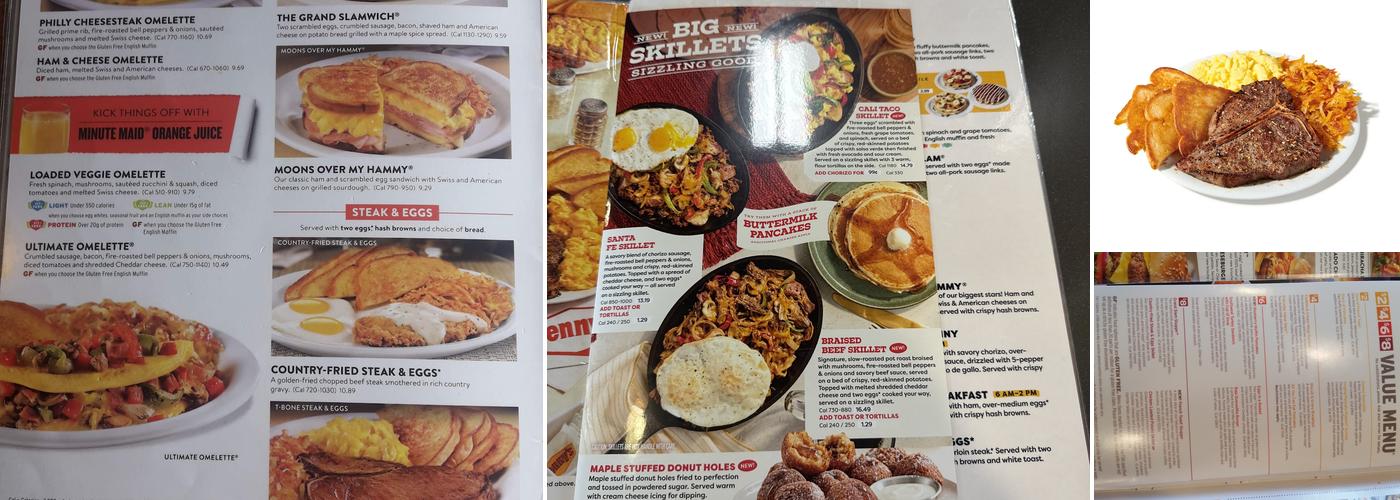 Denny's Menu