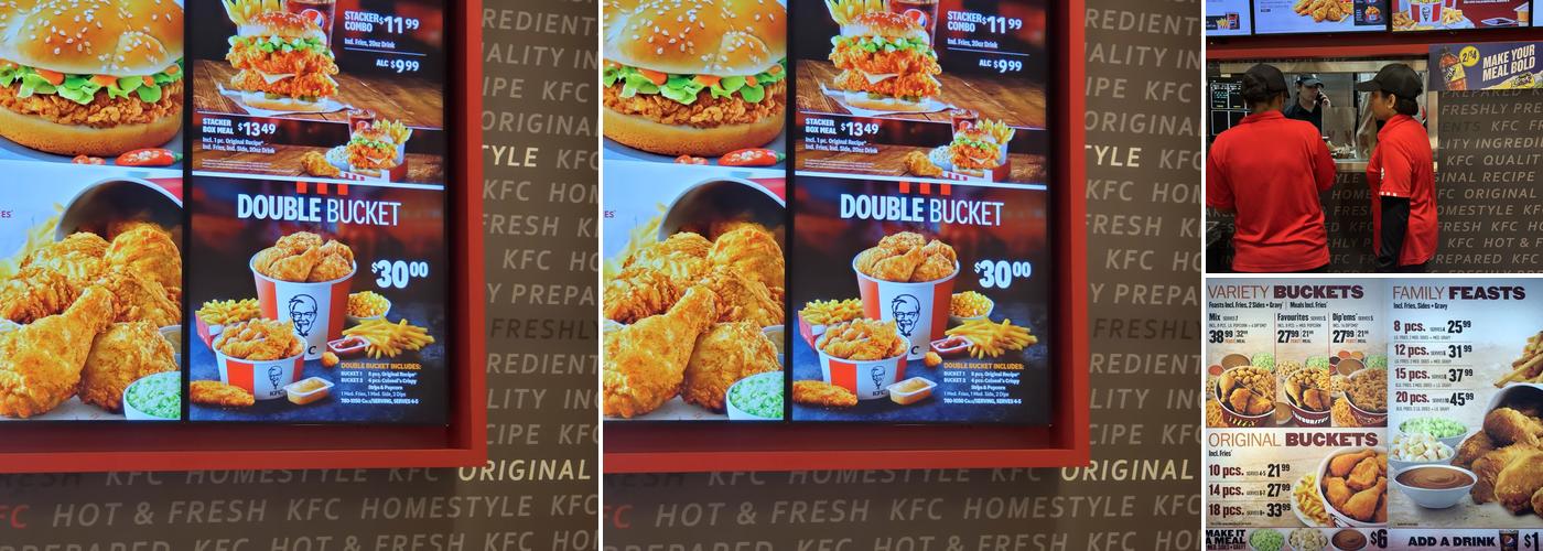 KFC Menu