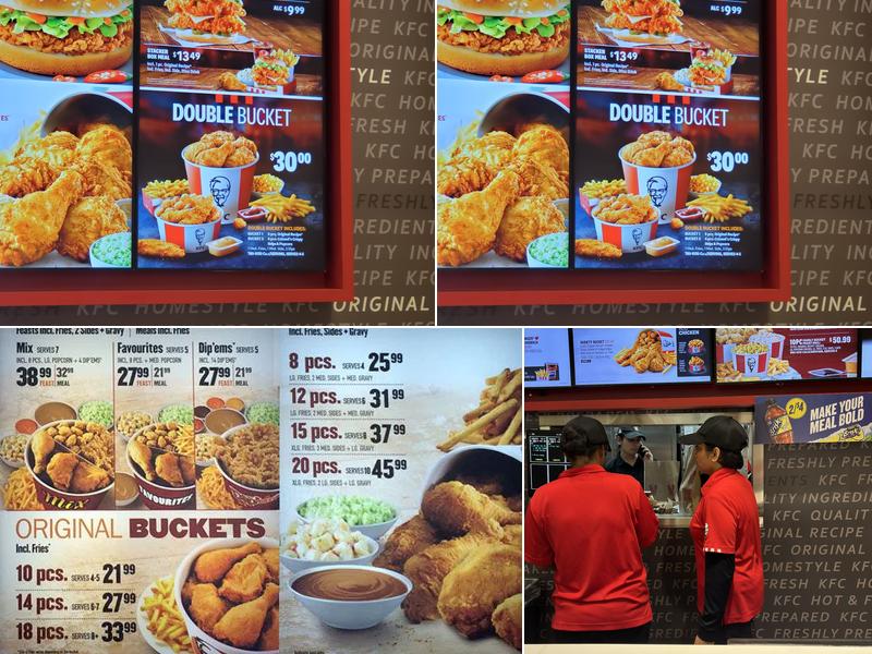KFC Menu