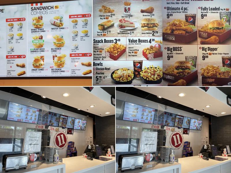 KFC Menu