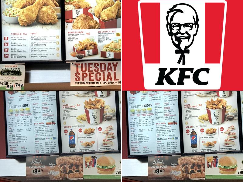 KFC Menu