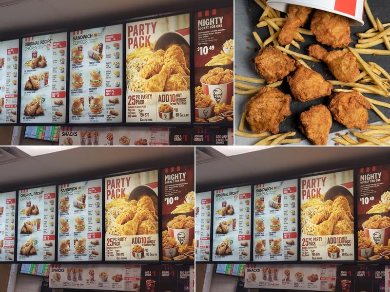 KFC Menu