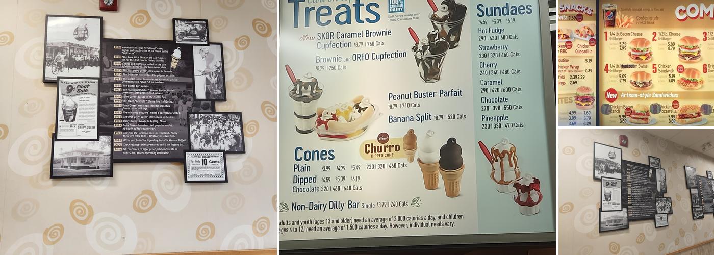 Dairy Queen (Treat) Menu