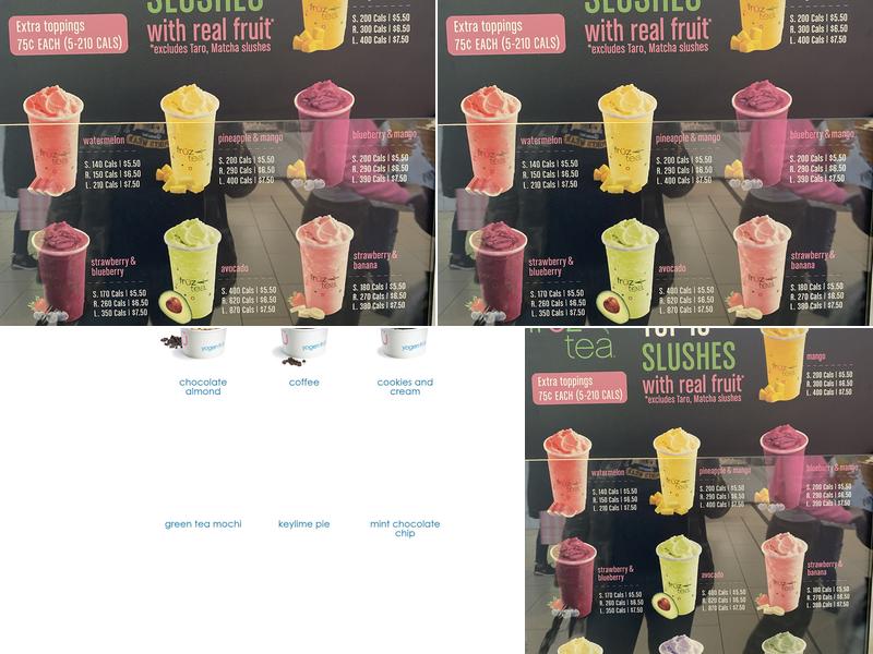 Yogen Früz Menu