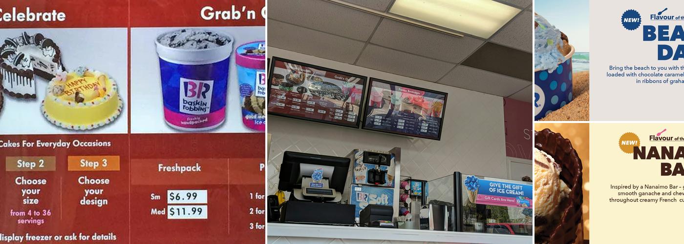 Baskin-Robbins Menu