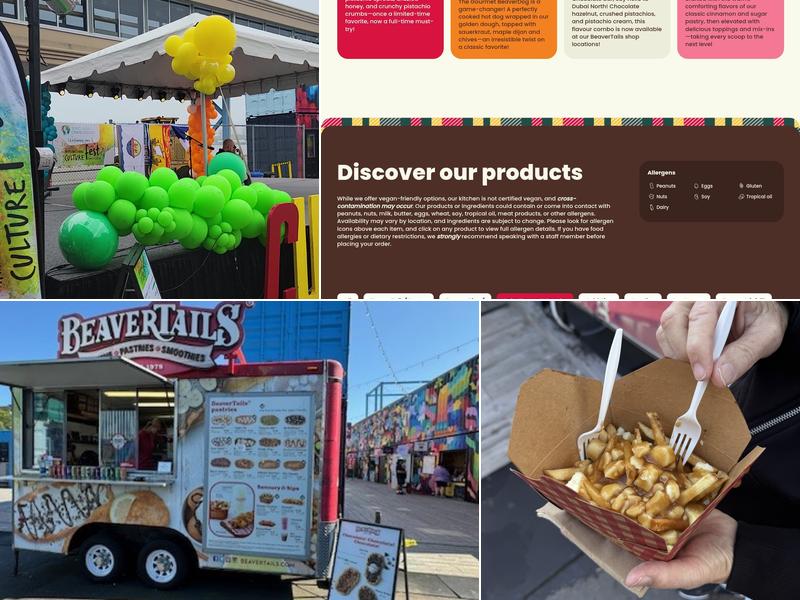 BeaverTails Saint John Menu