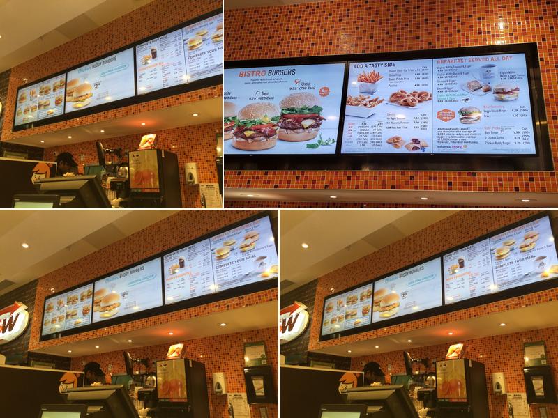 A&W Canada Menu