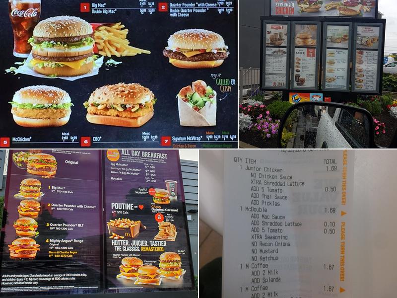 McDonald’s Menu