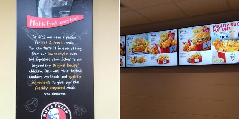 KFC Menu