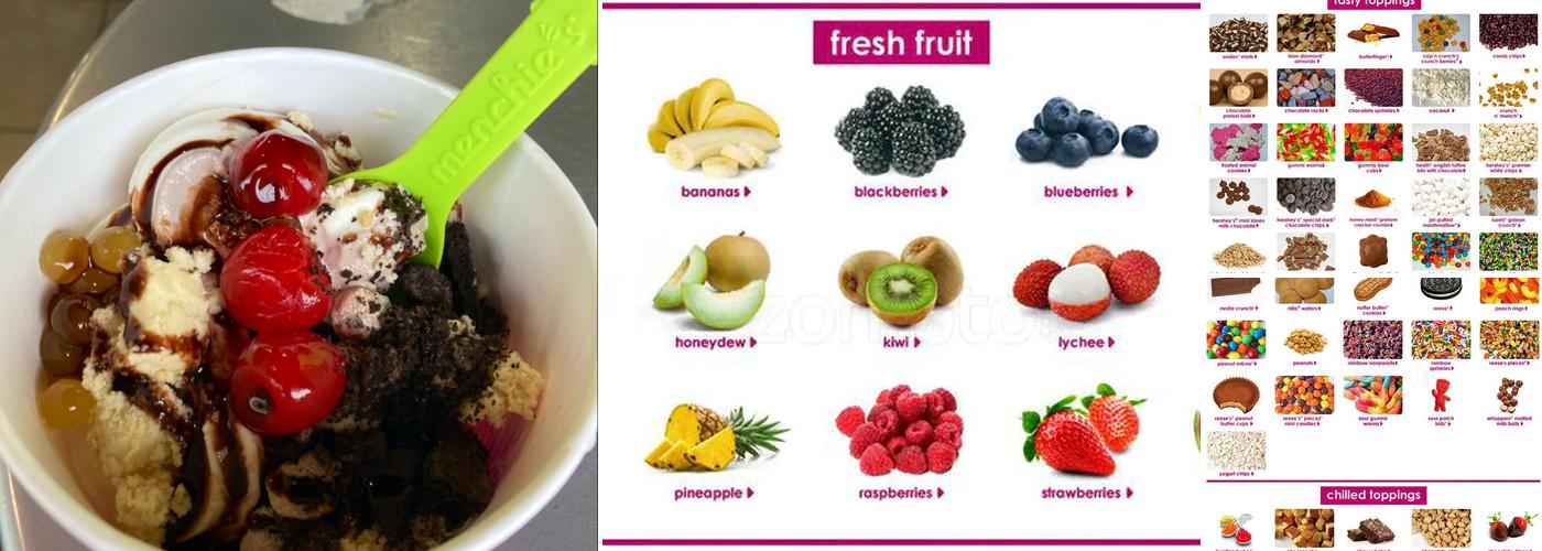 Menchie's Barrhaven Menu