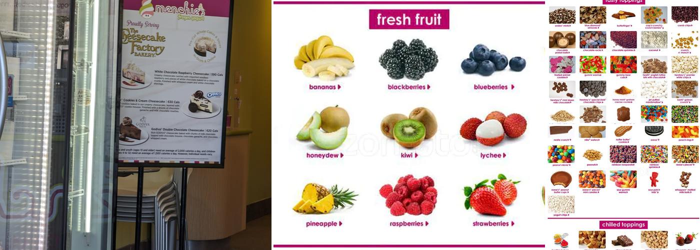 Menchie's Barrhaven Menu